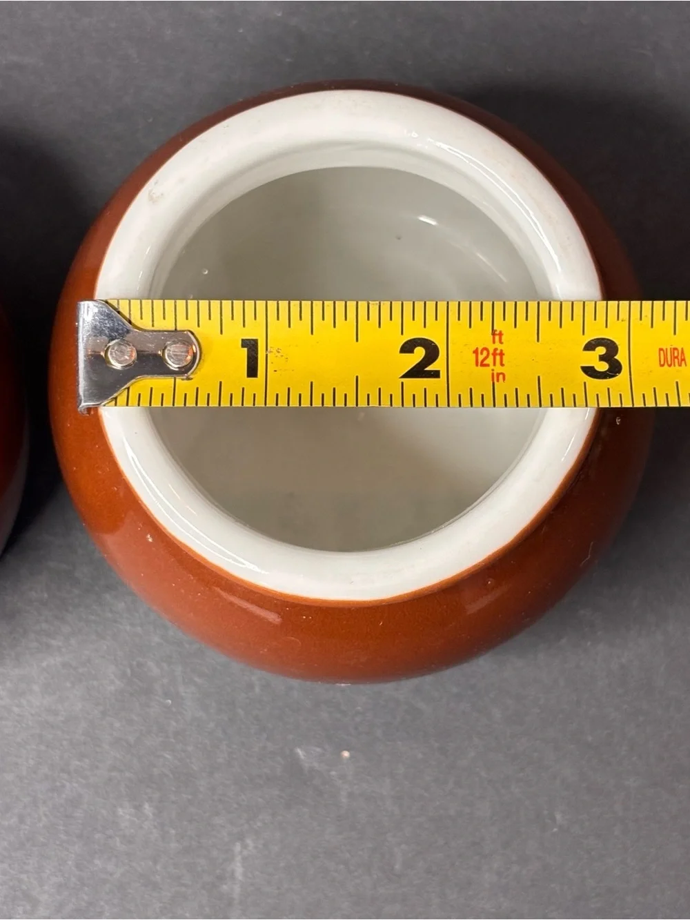 Vintage Hall Individual Bean Pot Crock Brown 462 Set Of 2